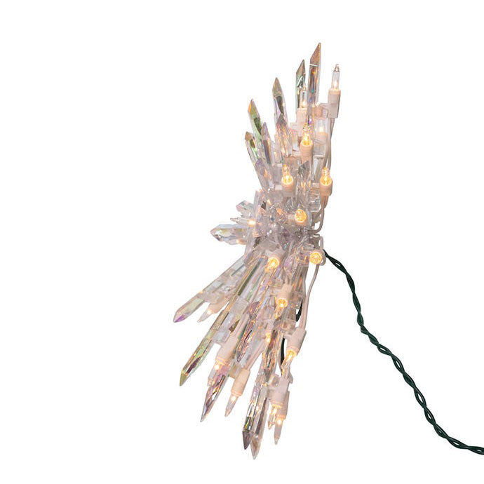 Kurt Adler Crystal Snowflake Lighted Treetop, 11.25"