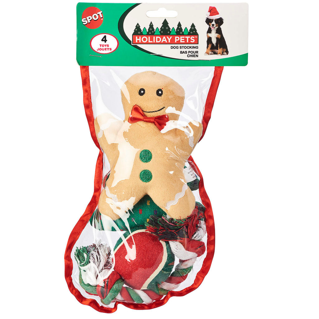 Holiday Dog Toy Stocking, Medium