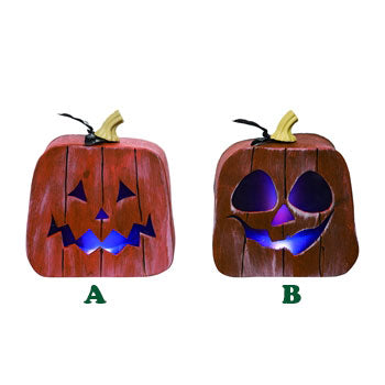 Light Up Jack-O-Lantern Figurine