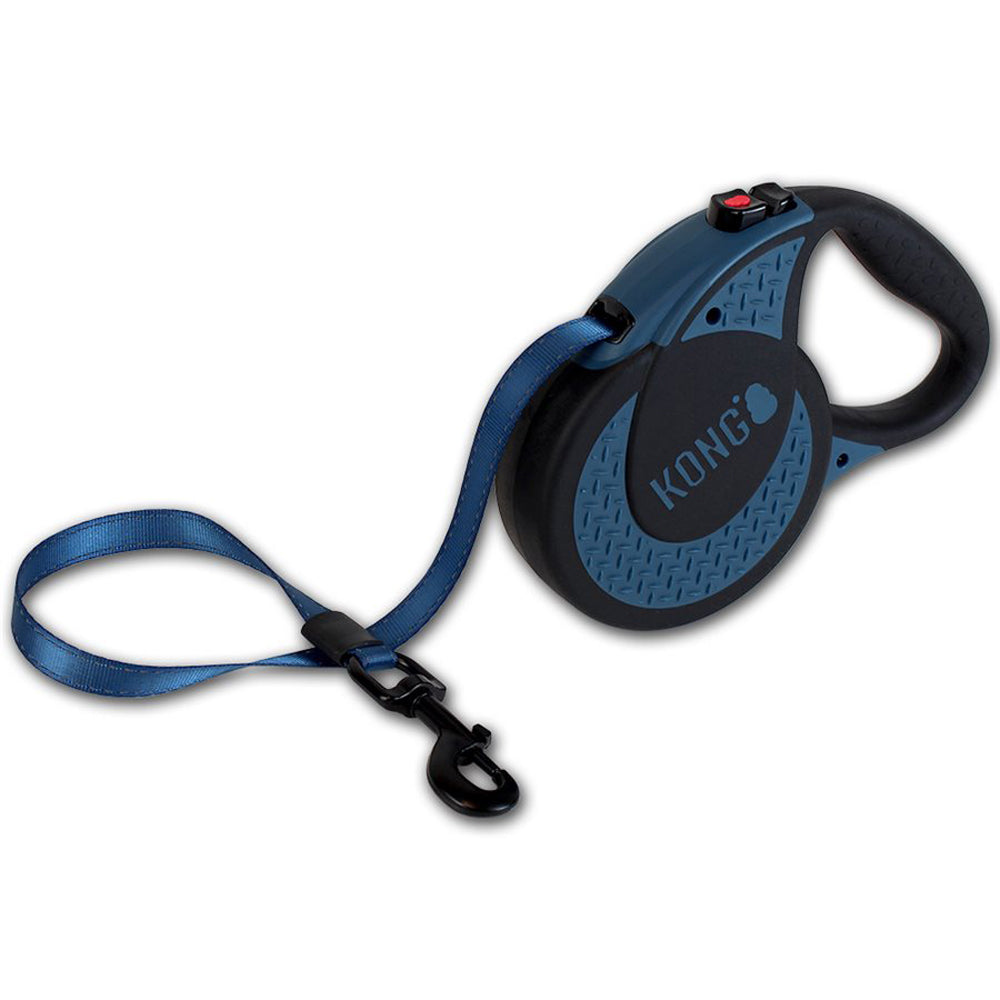 Kong, X-Large Retractable Blue Leash, 16'