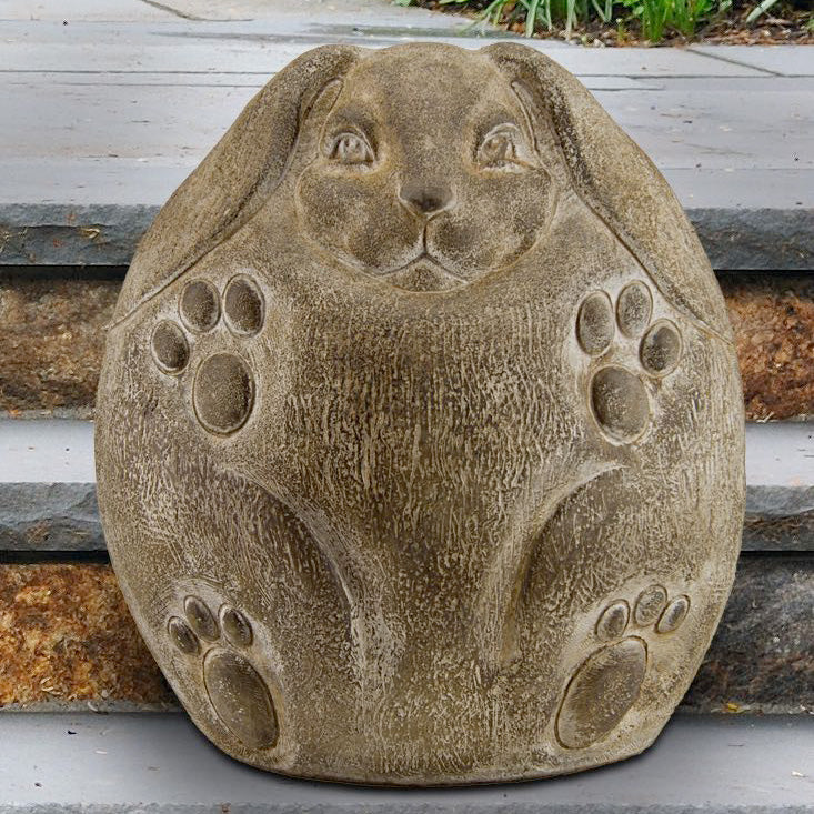 Nibbles the Rabbit Statue, 18" H, Relic Frosted Mocha Finish