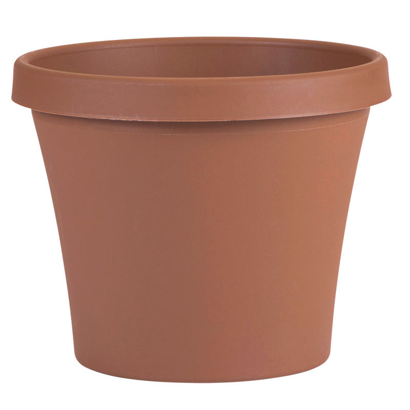 Bloem Terra Plastic Planter, Terra Cotta, 24 in.