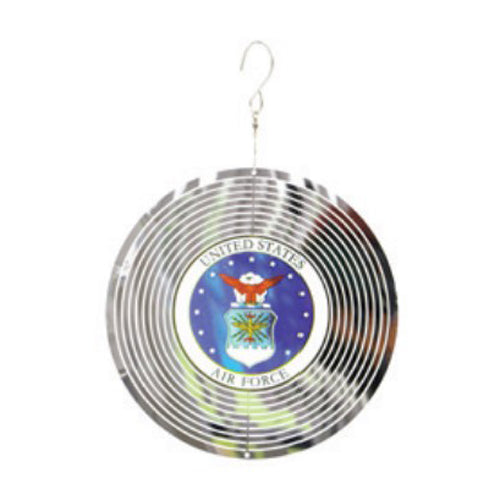 Red Carpet Studios Geo Wind Spinner, 8-inch, Air Force