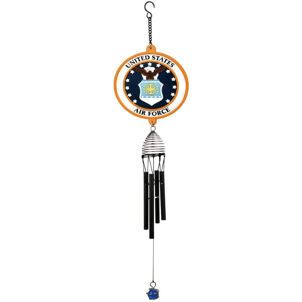 Red Carpet Studios Patriot Military Wind Chime, Air Force