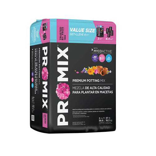 Pro-Mix Premium Potting Mix with MycoActive, 2 Cubic Foot