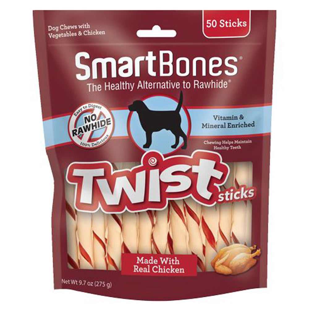 SmartBones, Twists, Chicken, 50 pk, 9.7 oz.