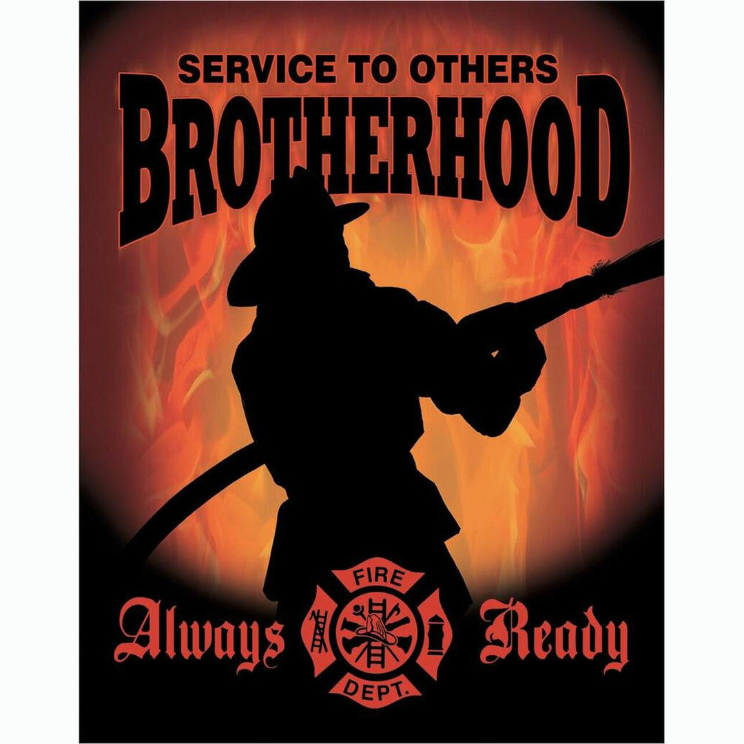 Firemen - Brotherhood Metal Sign