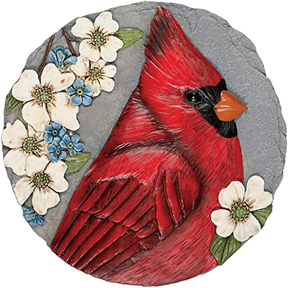 Carson, Cardinal W/Dogwood Garden Stone