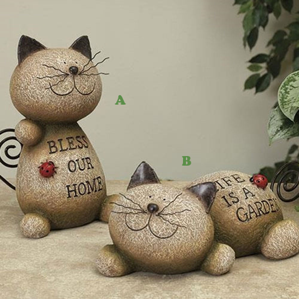 Gerson, Resin Cat Figure, 12.8", Assorted & Sold Separately