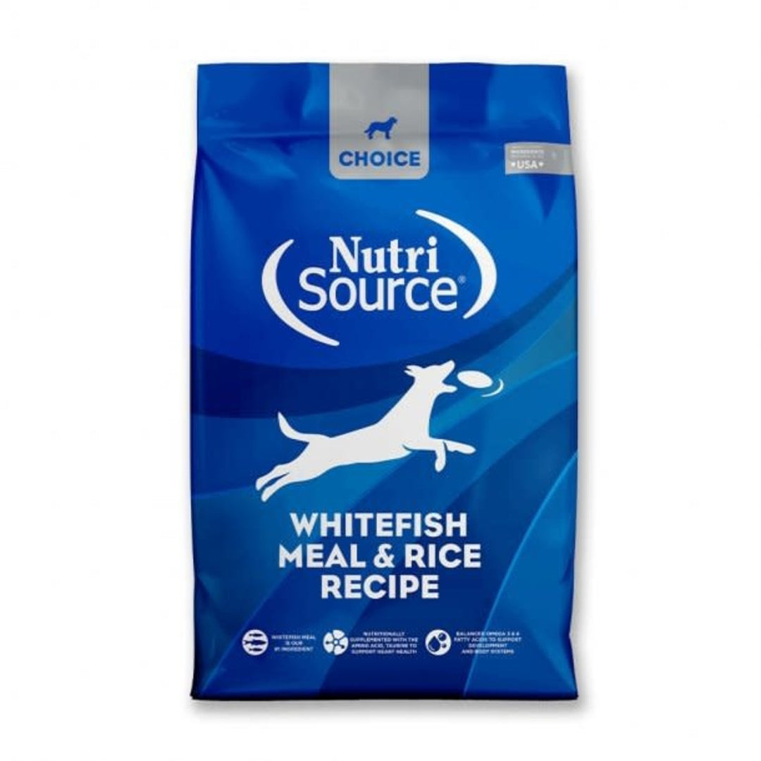 Nutrisource, Whitefish Meal & Rice Recipe Dog Food, 30 lb