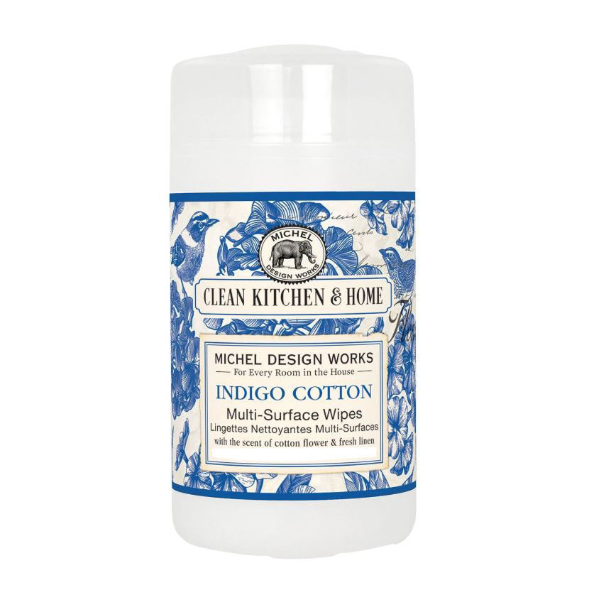 Indigo Cotton Multi-Surface Wipes