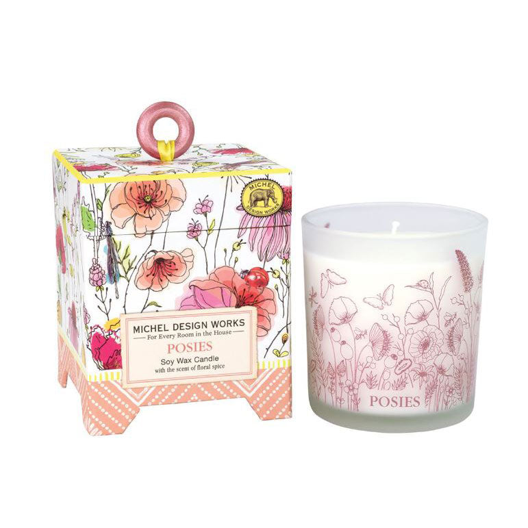 Posies Soy Wax Candle, 6.5 oz.