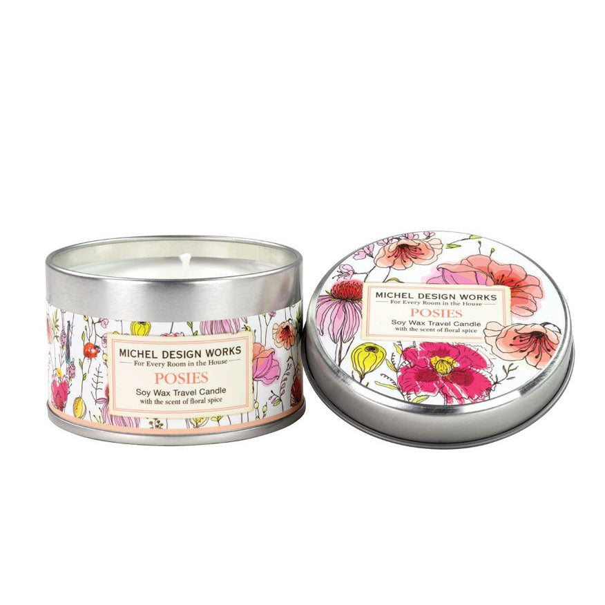 Posies Soy Travel Wax Candle, 4.0 oz.