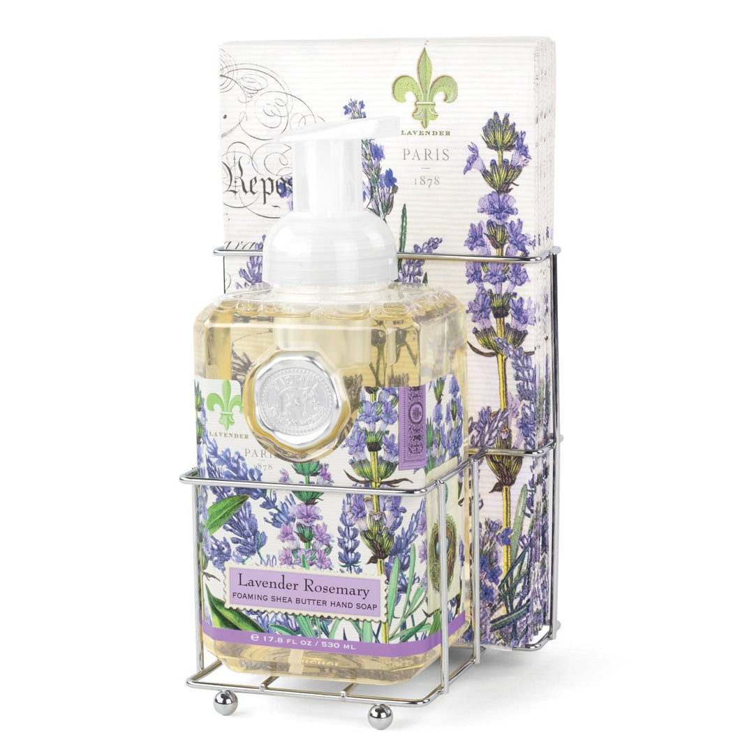 Lavender Rosemary Foaming Hand Soap Napkin Set