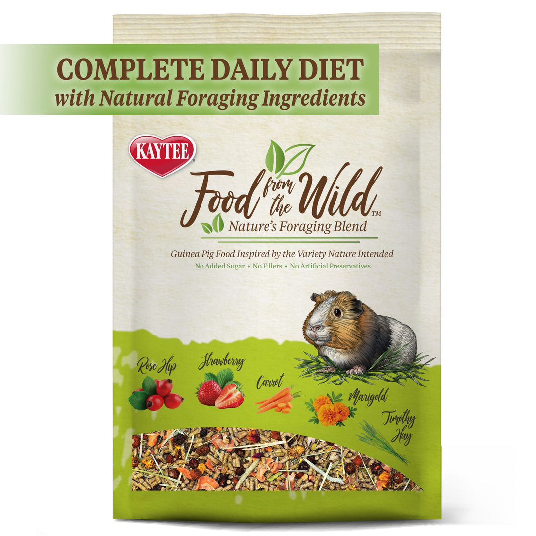 Kaytee Food From the Wild Guinea Pig Food, 4 lb