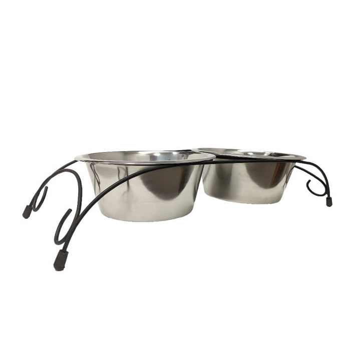Spot Aria Double Diner Dog Bowl, 64 oz