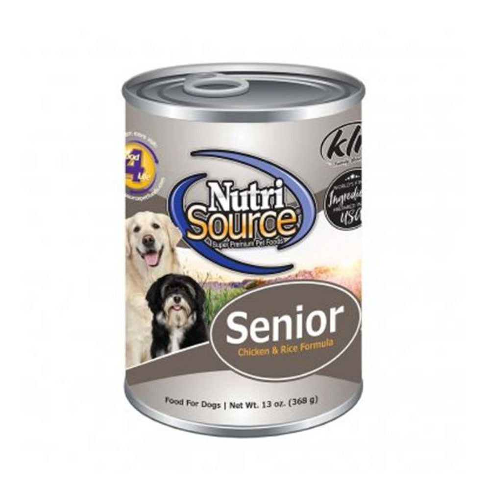 NutriSource, Senior Can Chicken & Rice, 13 oz. Can