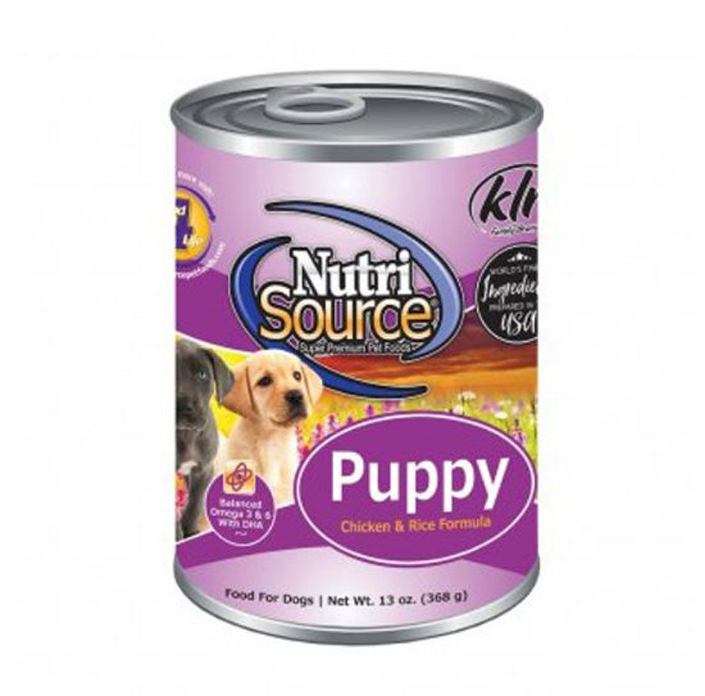 NutriSource, Puppy Chicken & Rice, 13 oz. Can