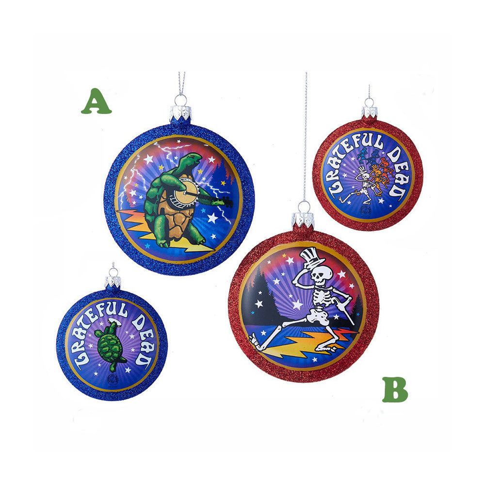 Grateful Dead Disc Ornament, 3.25", Assortment Sold Individually