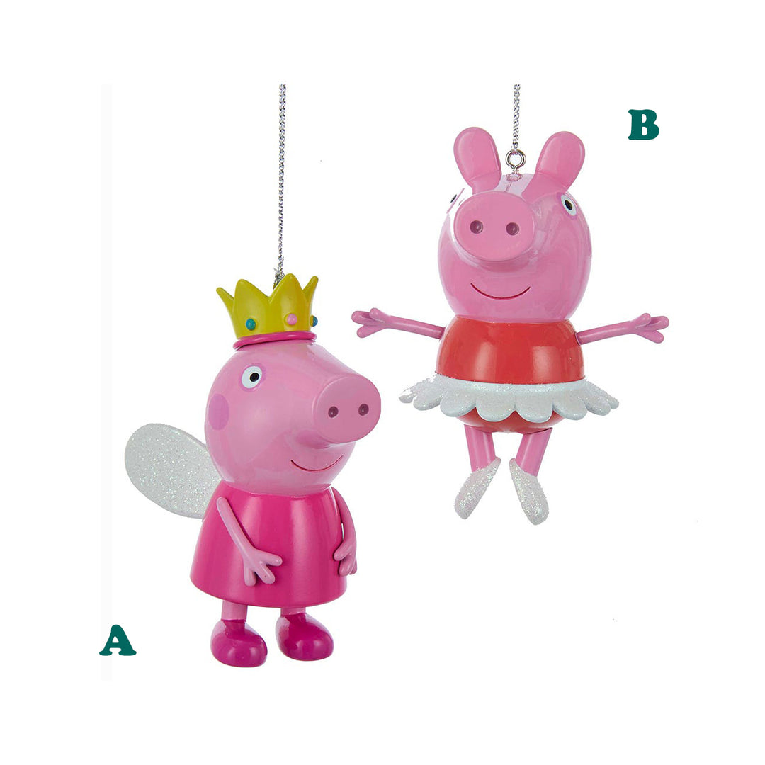 Peppa Pig Ballerina Princess Ornament, 3.5", Assortment Sold Individually