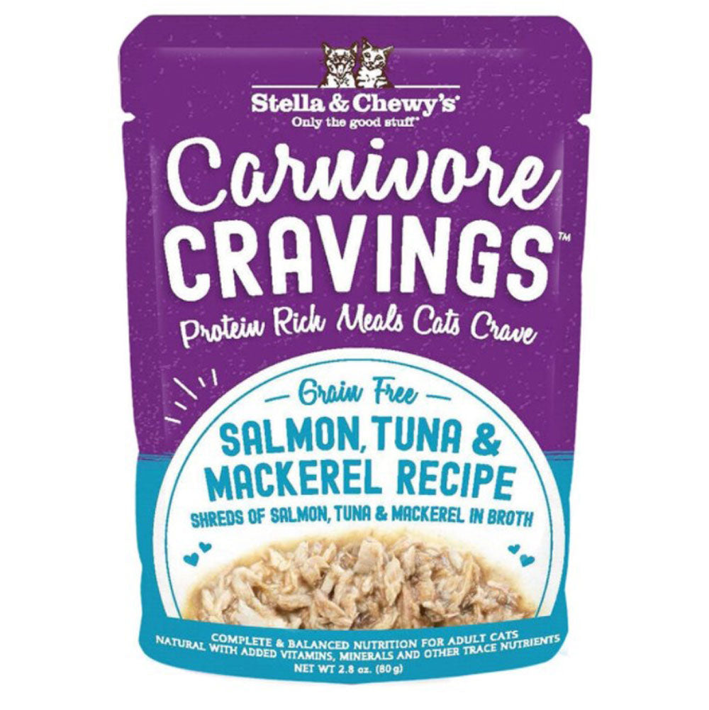 Stella & Chewy's, Carnivore Craving, Salmon/Tuna/Mackerel, 2.8 oz.