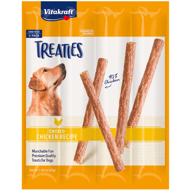 Vitakraft Treaties Smoked Chicken Recipe, 4 Pack