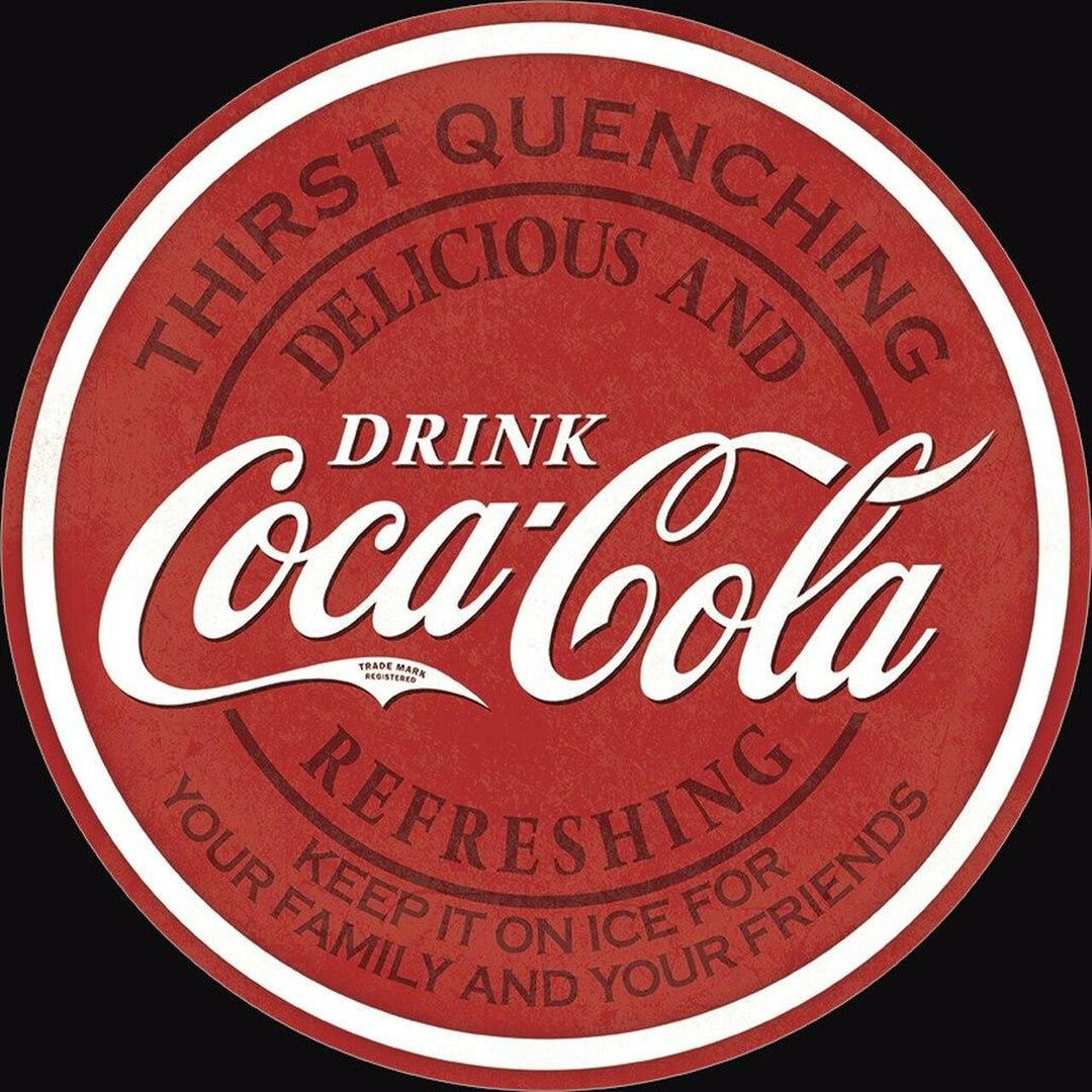COKE-Family & Friends Metal Sign