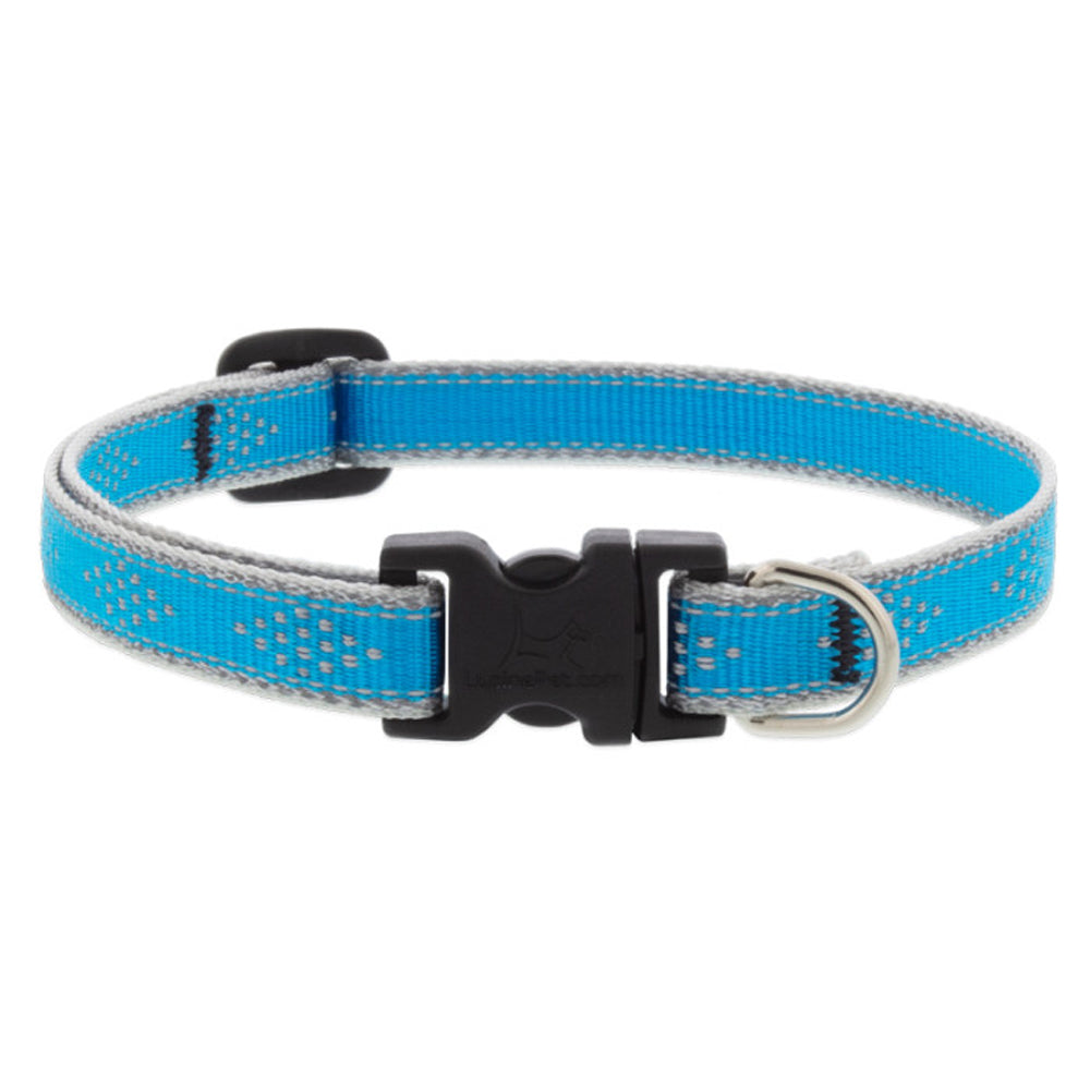 Lupine Pet, High Lights Blue Diamond 1/2" Collar, 10-16"