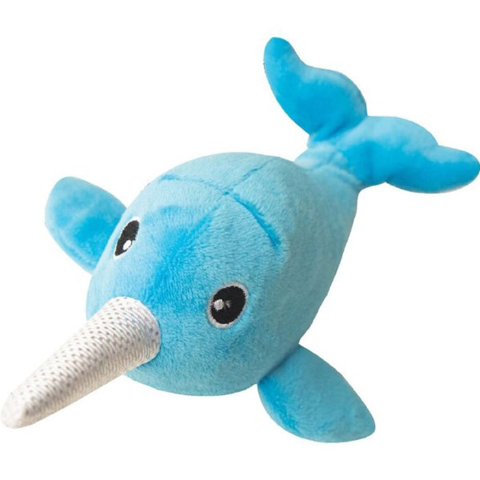 Snug a Rooz Baby Nikki Narwhal Dog Toy, Small