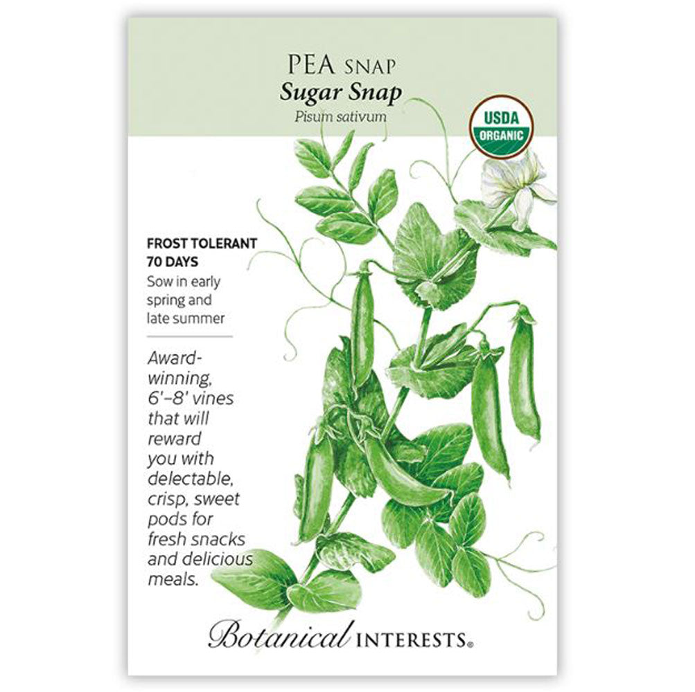 Botanical Interests, Pea Snap, Sugar Daddy Organic
