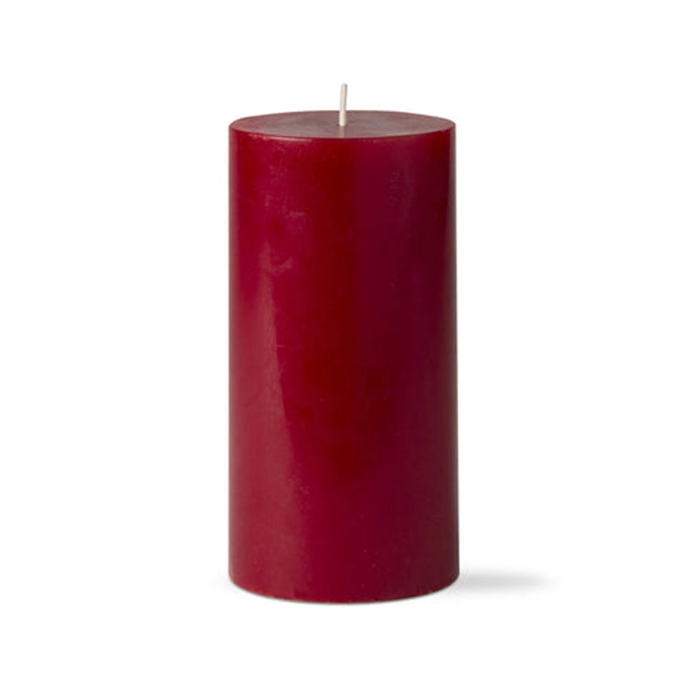 Tag Candles, Pillar Candle 3X6, Cranberry