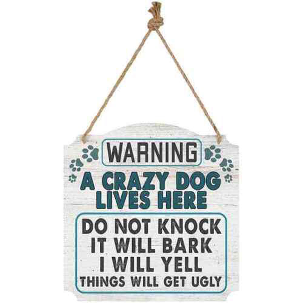 Carson, Crazy Dogs Metal Sign