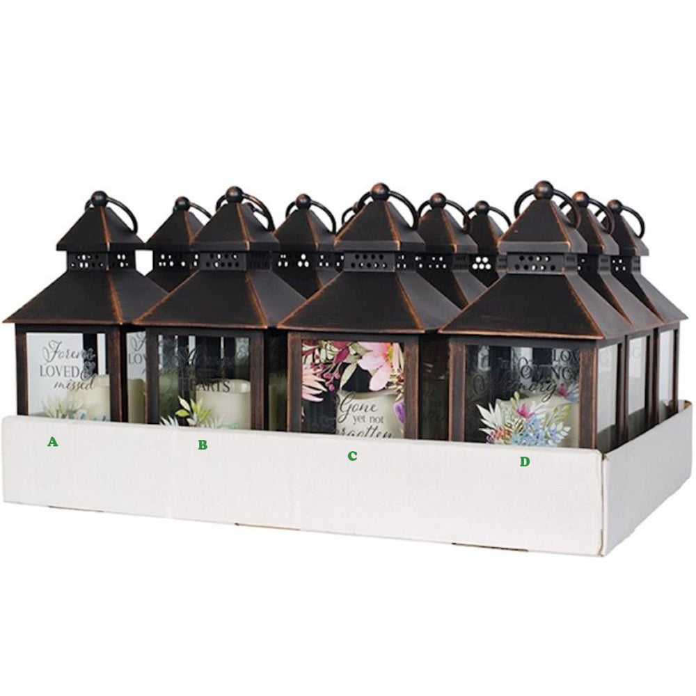 Carson Home Accents, Bereavement Lantern, Styles vary, Sold Individually