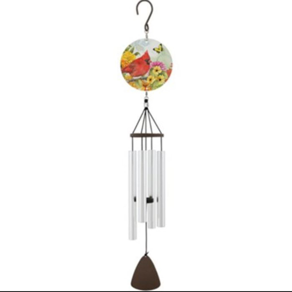 Carson Home Accents, Cardinal Birdsong 27" Wind Chime