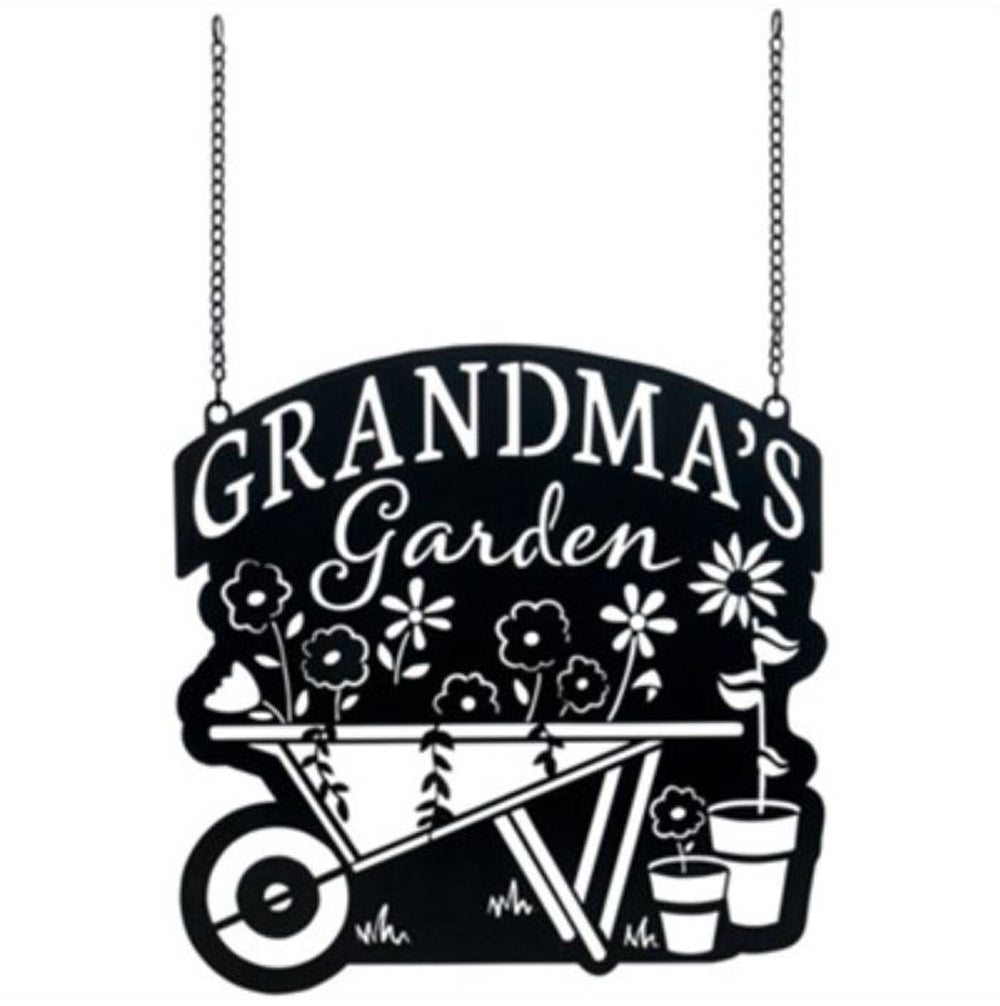 Carson Home Accents, Grandma's Garden Metal Garden Flag