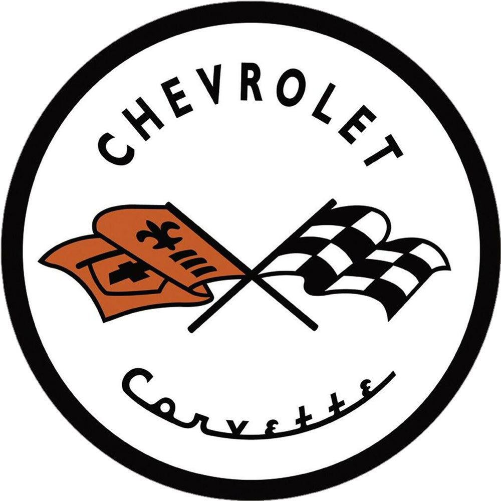 Desperate Enterprises, Corvette '53 Logo Metal Sign