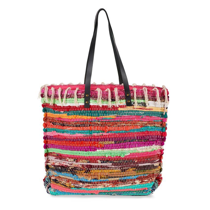 Coco + Carmen Poppins Carpet Bag, Multi