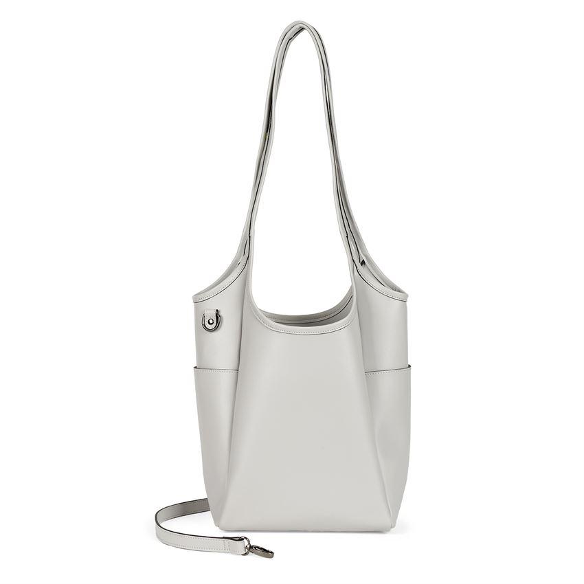 Coco + Carmen Super Organized Shoulder Tote, Grey