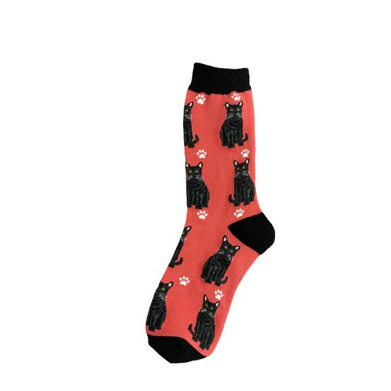 Happy Tails Socks- Black Cat