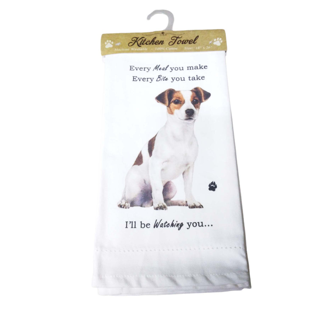 E&S Pets Kitchen Towel- Jack Russell