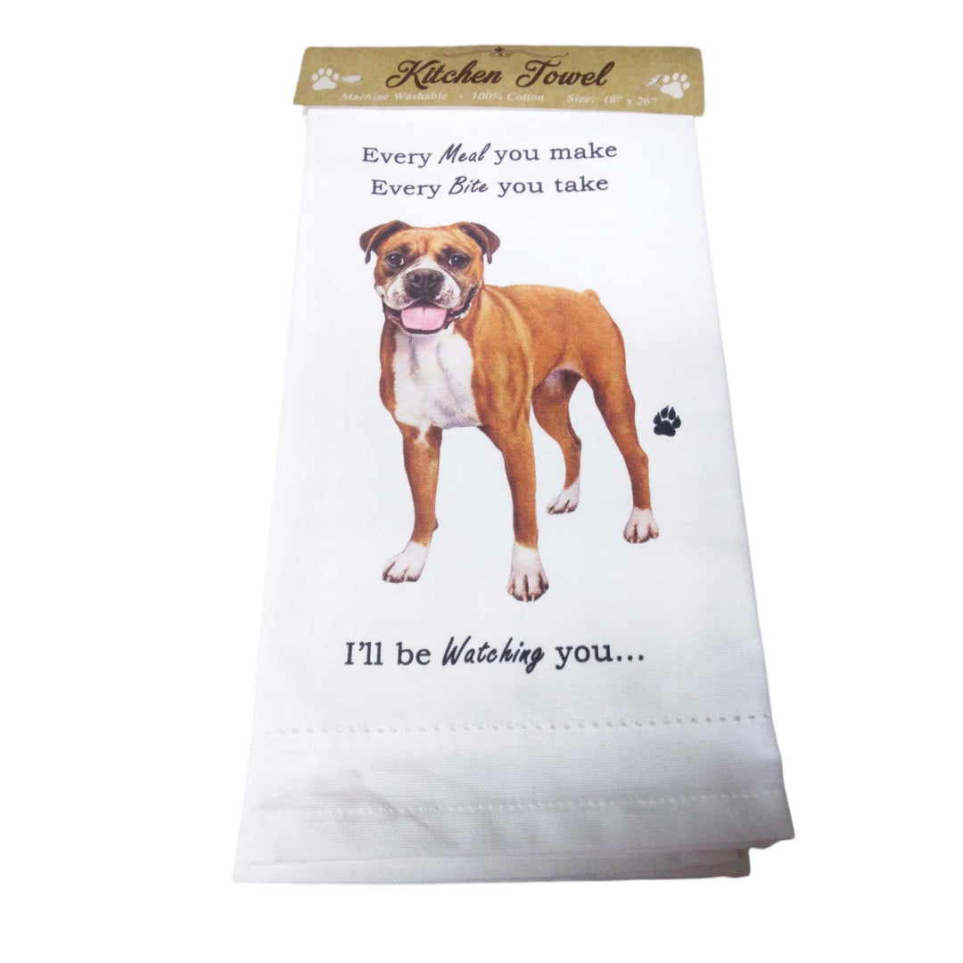E&S Pets Kitchen Towel- Boxer