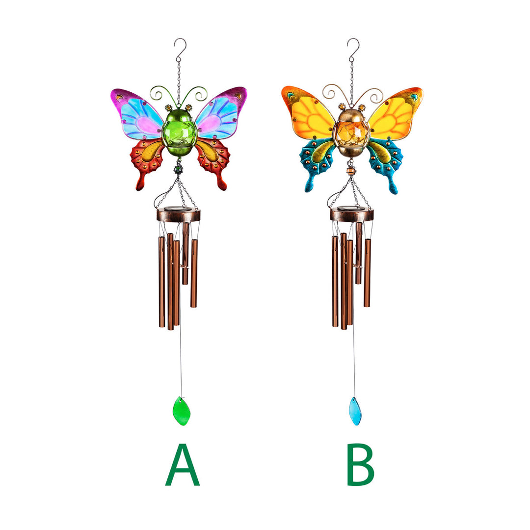 Twinkling Butterfly Wind Chime, Assortment Sold Individually, 43"