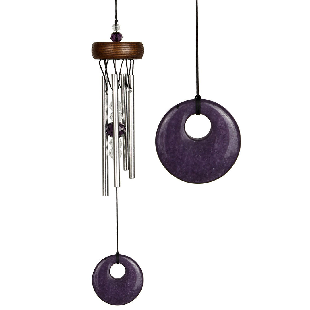 Woodstock Chimes Mini Stone Chime, Purple
