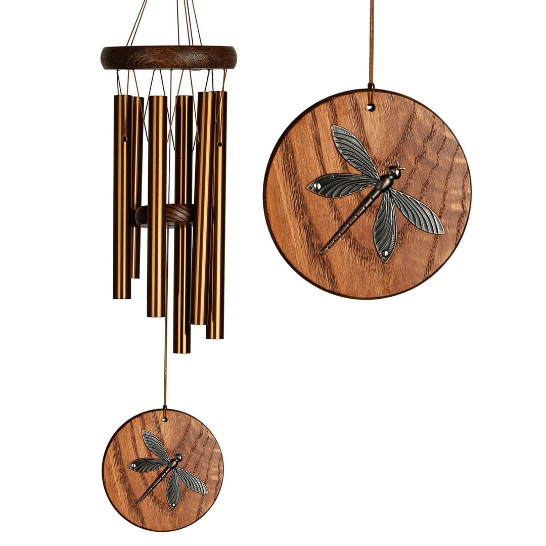 Woodstock Chimes Habitats Chime, Teak, Dragonfly