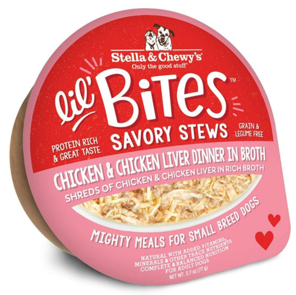 Stella & Chewy's, Lil' Bites Stew, Chicken and Liver, 2.7 oz.