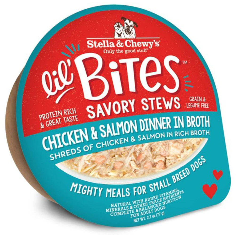 Stella & Chewy's, Lil' Bites Stew, Chicken and Salmon, 2.7 oz.