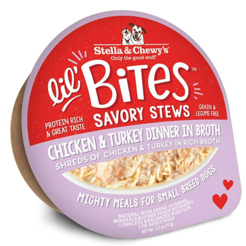 Stella & Chewy's, Lil' Bites Stew, Chicken and Turkey, 2.7 oz.
