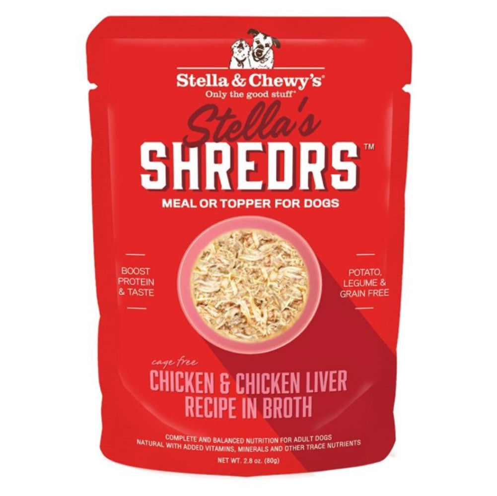 Stella & Chewy's, Shredders Chicken and Chicken Liver, 2.8 oz.
