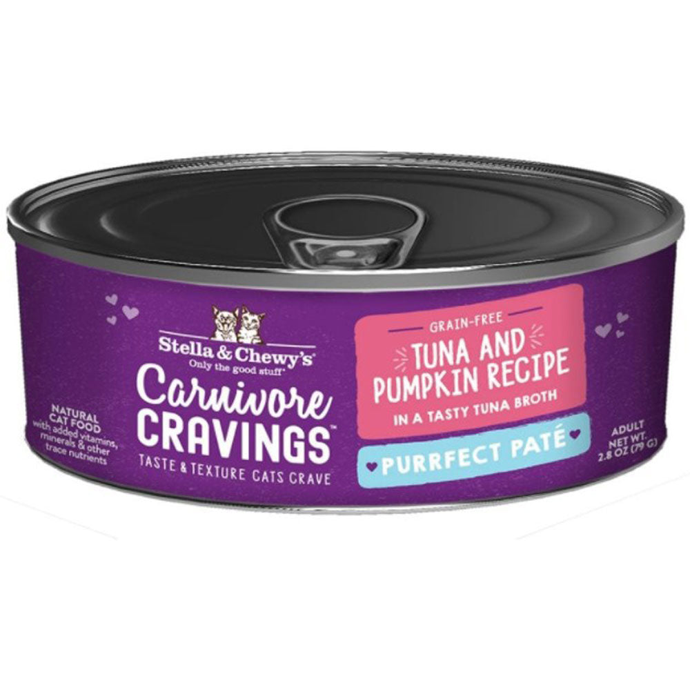 Stella & Chewy's, Carnivore Pate, Tuna and Pumpkin, 2.8 oz.