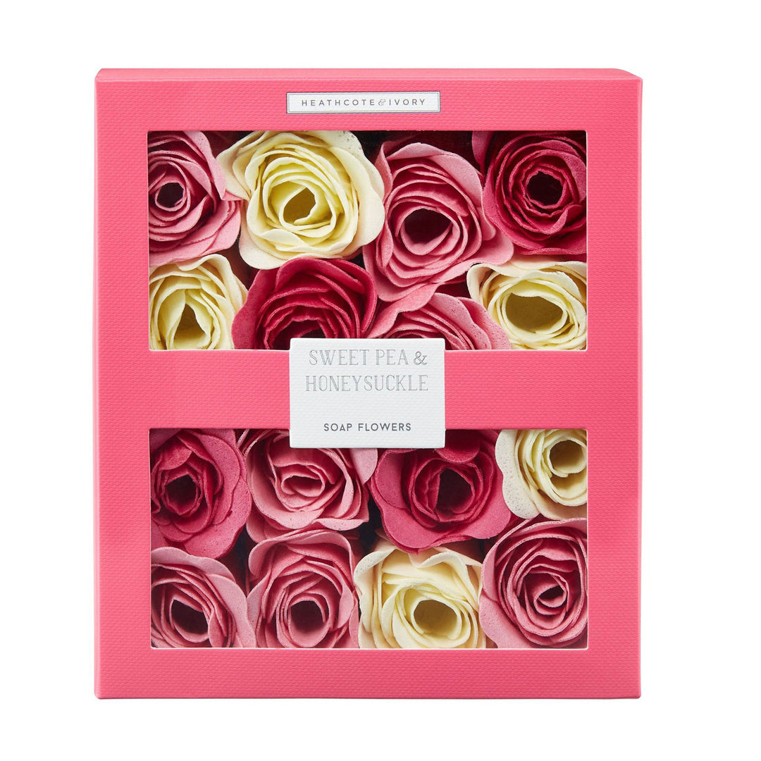 Heathcote & Ivory, In the Garden Soap Flowers, Sweet Pea & Honeysuckle